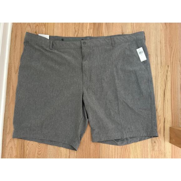 Izod Saltwater Beach to Bar Performance Shorts Gray 54" Waist 10.5" Inseam - NWT - Picture 2 of 6